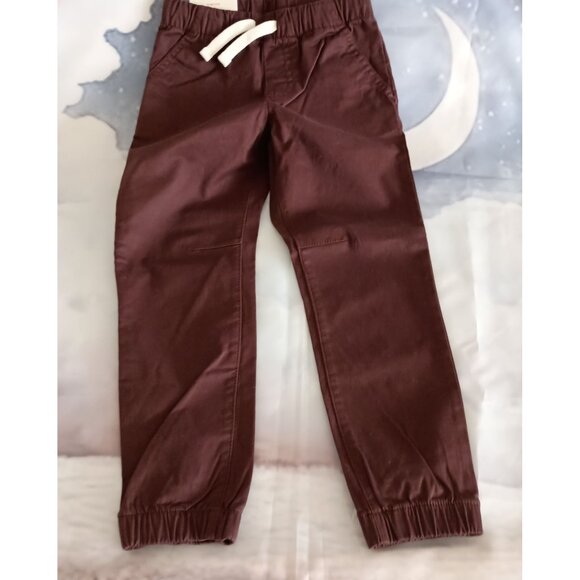Cat & Jack Joggers Kids 5T Brown Drawstring Waist Tapered Leg NWT Stretch Pants - Picture 4 of 8